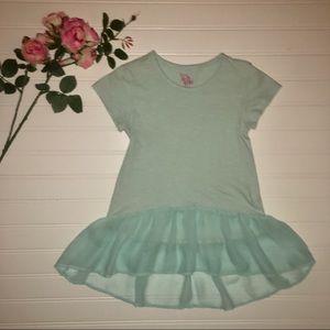 Ruum girls mint green shirt XS size 5/6